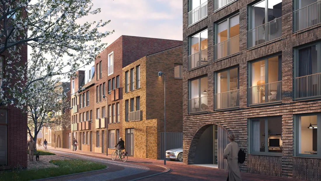Impressie van de woningen in deelgebied Romeo