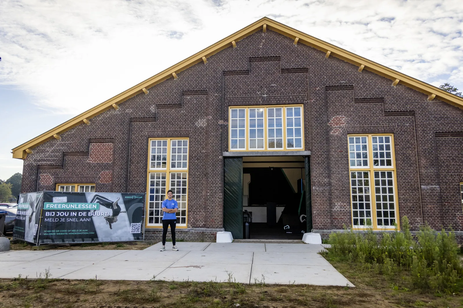 Historisch kazernegebouw op het Kazernekwartier